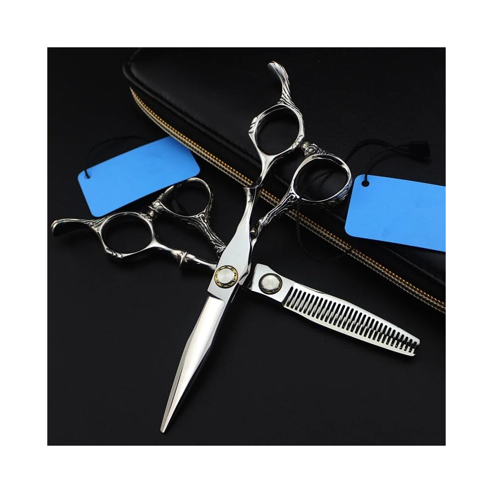 Hair cutting scissors, 6inch, professional 440C barber scissors set