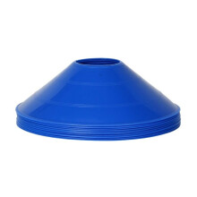 Soccer Training Cones 20Piece Set, PressureResistant Marker Discs, Outdoor Football And Basketball Drills, Blue