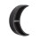 Celestial Moon Phase Wall Shelf Reusable Solid Bamboo Teaspoons Inspired Floating Storage Rack Eco Friendly Bamboo Tableware Style, Wall Mounted Cryst 2