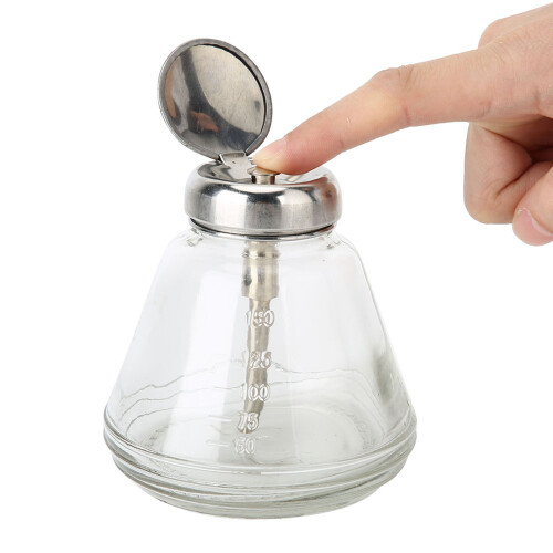 150ml Nail art Pump Dispenser Transparent 2