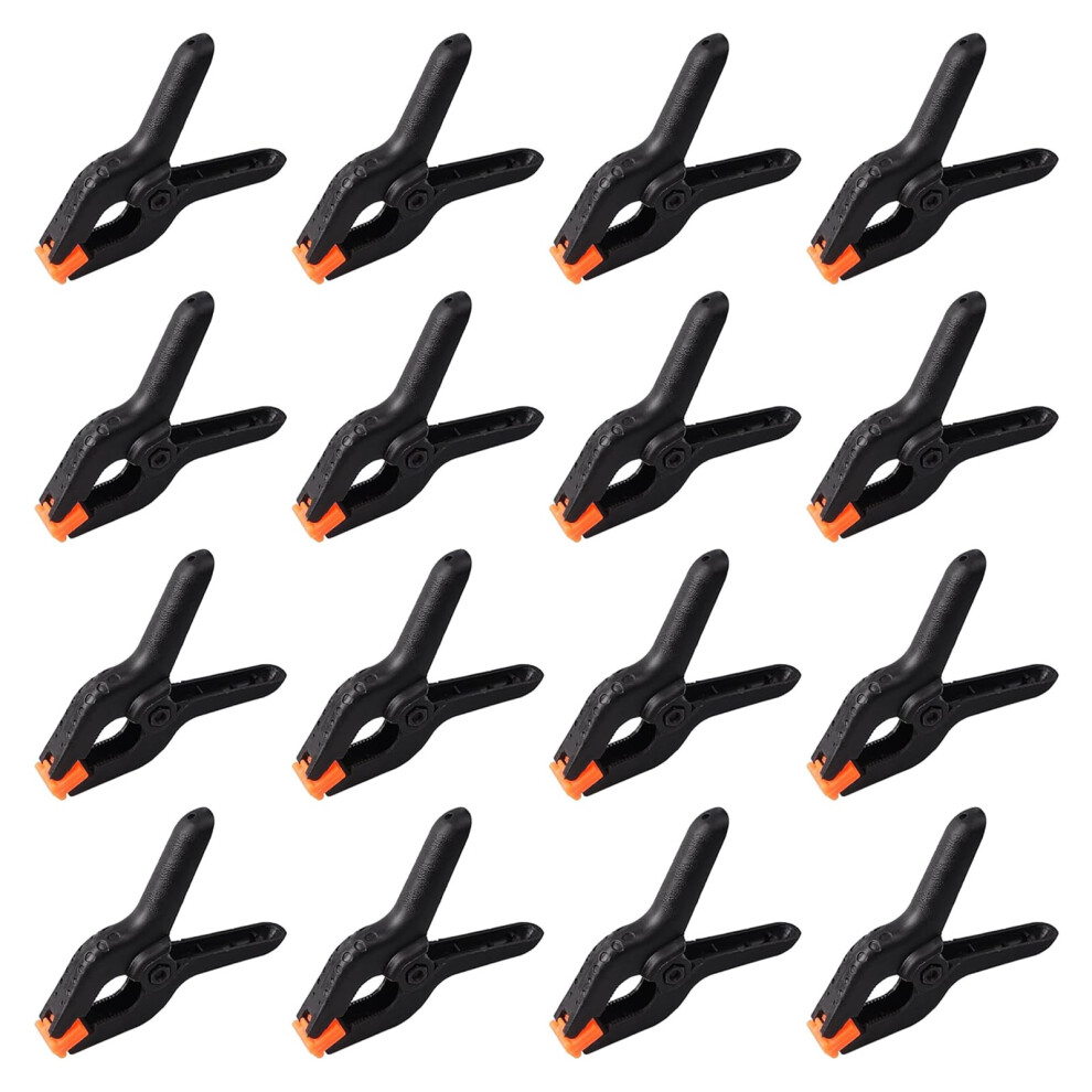 Nylon Spring Clamp 16 Pieces, 3Inch Atype Heavyduty Plastic Clips For Woodworking, Diy Projects, Photo Backdrop 9001264436964