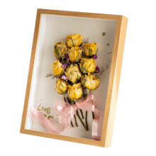 Shadow Box Frame 3D Display, Wooden Deep Box Frame, 6 X 4 Inch (15.3 X 10.3 cm)