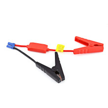 Heavy Duty Booster Cable Plug With Alligator Clamps For Car Battery Jump Start Reverse Protection