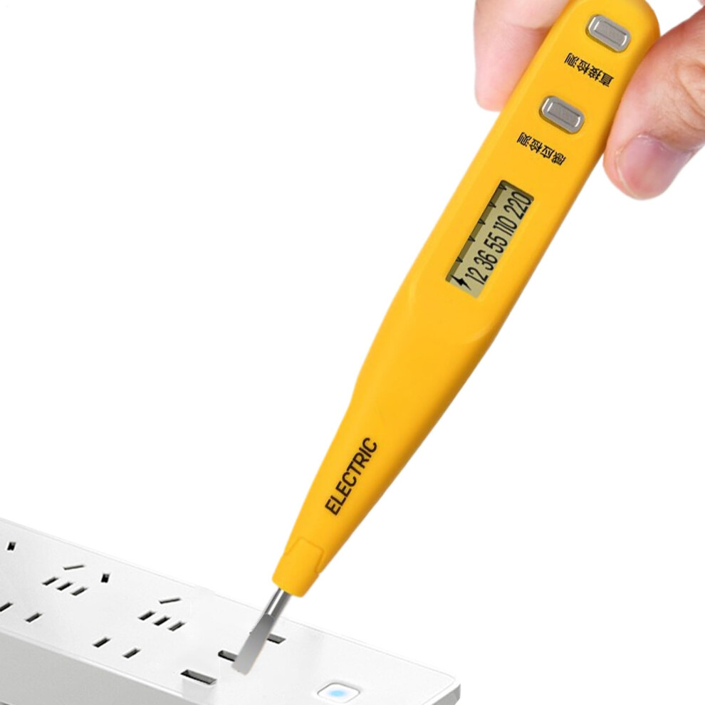 Voltage Tester Screwdriver 2In1 Circuit Detector Pen, 5.12Inch Torque Tester For Car And Home Maintenance 9001264440671