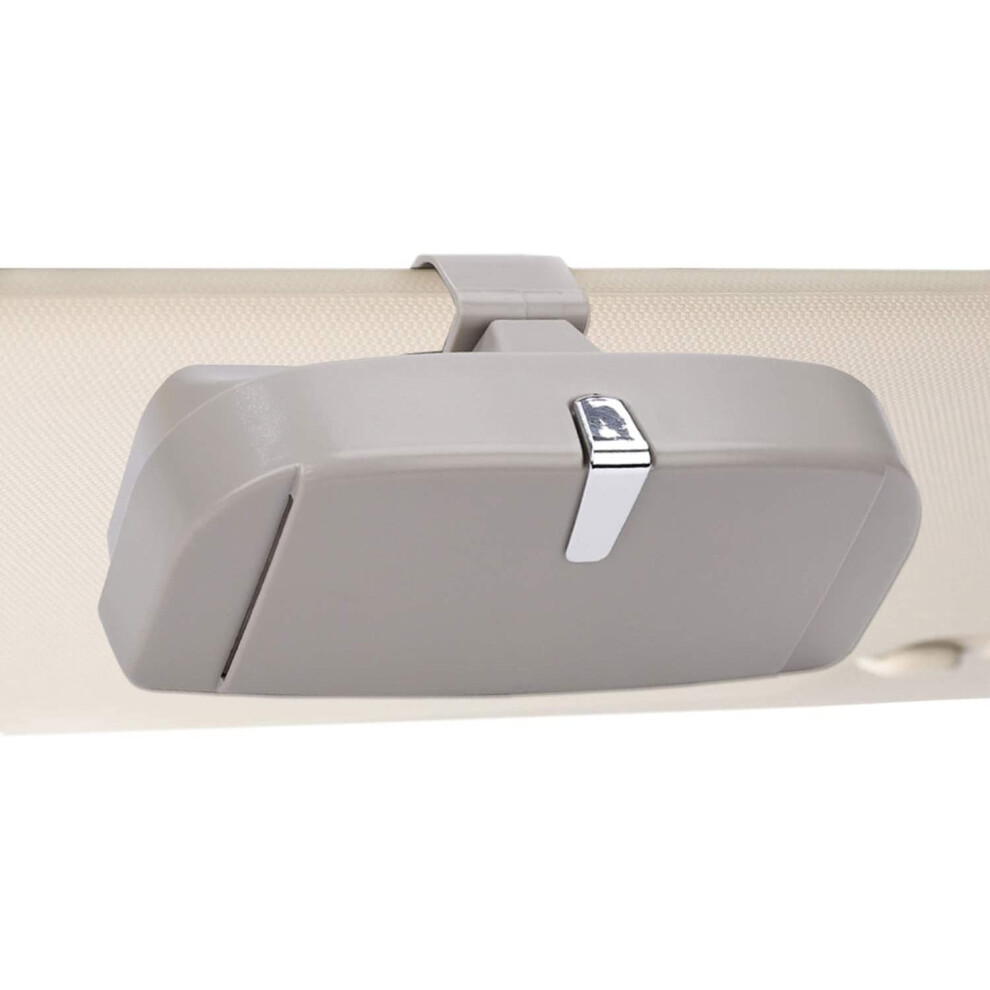 Innovative Car Visor Glasses Organizer, Universal Fit For All Vehicle Models, Robust Abs Material With Scratch Resistant Lining For Safe Storage 9554910926680