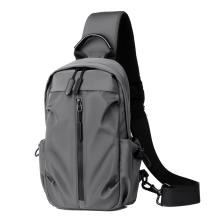 Schoudertas voor heren, waterdichte crossbodytas/borsttas met verstelbare schouderband, duurzame en lichtgewicht schoudertas/rugzak.