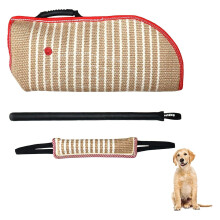 Dog bite sleeve tugger, bite arm for dogs, professional training equipment for training, biting, interactive, fetching, puppies.