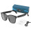AI Translator Glasses, Voice Translator 75 Languages, Gift Black 1