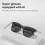 AI Translator Glasses, Voice Translator 75 Languages, Gift Black 4