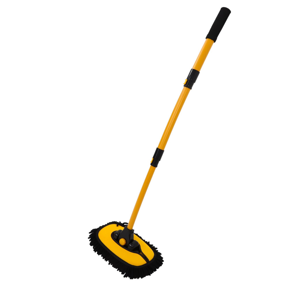 Car Duster Replaceable Chenille Brush Head Long Handle Interior Exterior Cleaning Microfiber Mop For Cars And Vehicles 9001264438609
