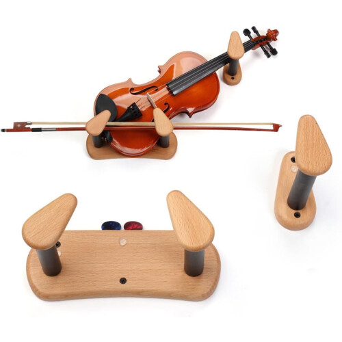 Creative Violin Split Hook Wall Stand  Small and Beautiful Violin Wall Holder 2