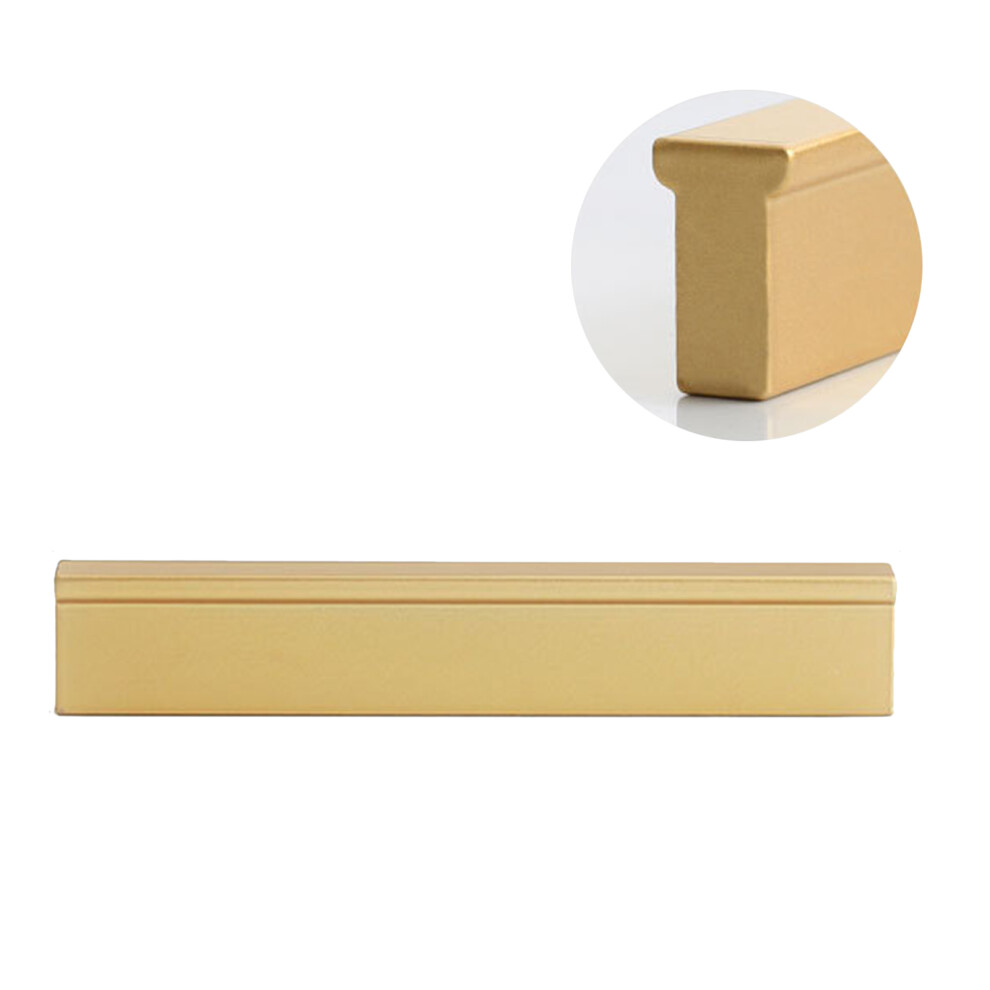 Sturdy Zinc Alloy Dresser Pulls, Elegant Brushed Gold Cabinet Handles, 116 X 12 X 20Mm For Your Modern Kitchen And Bathroom Vanities 9554910934272
