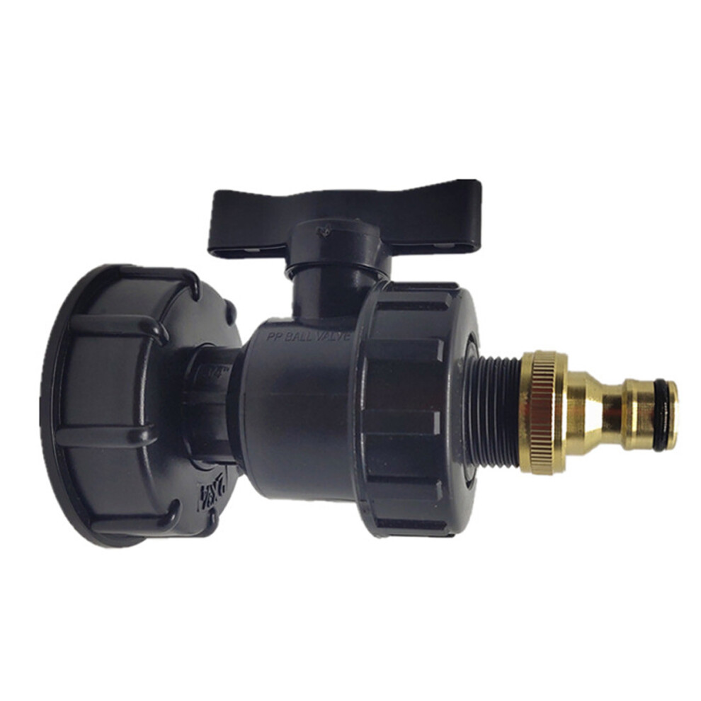 Ibc Adapter, S60x6 Connector For Home Garden Water Connectors, Food-Grade Materials Guarantee Safe Storage Solutions For Drinking Water And Chemicals 9454554923697