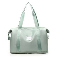 Borsa da viaggio con tasca impermeabile in tessuto Oxford, borsa da weekend per fitness e sport, pieghevole, da portare a mano per uomo e donna, in