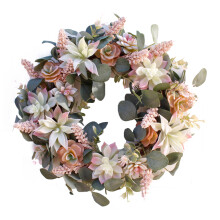 Τεχνητά λουλούδια γάμου Διακοσμητικά floral Swags Ανθεκτικό μεταξωτό ύφασμα Κομψό