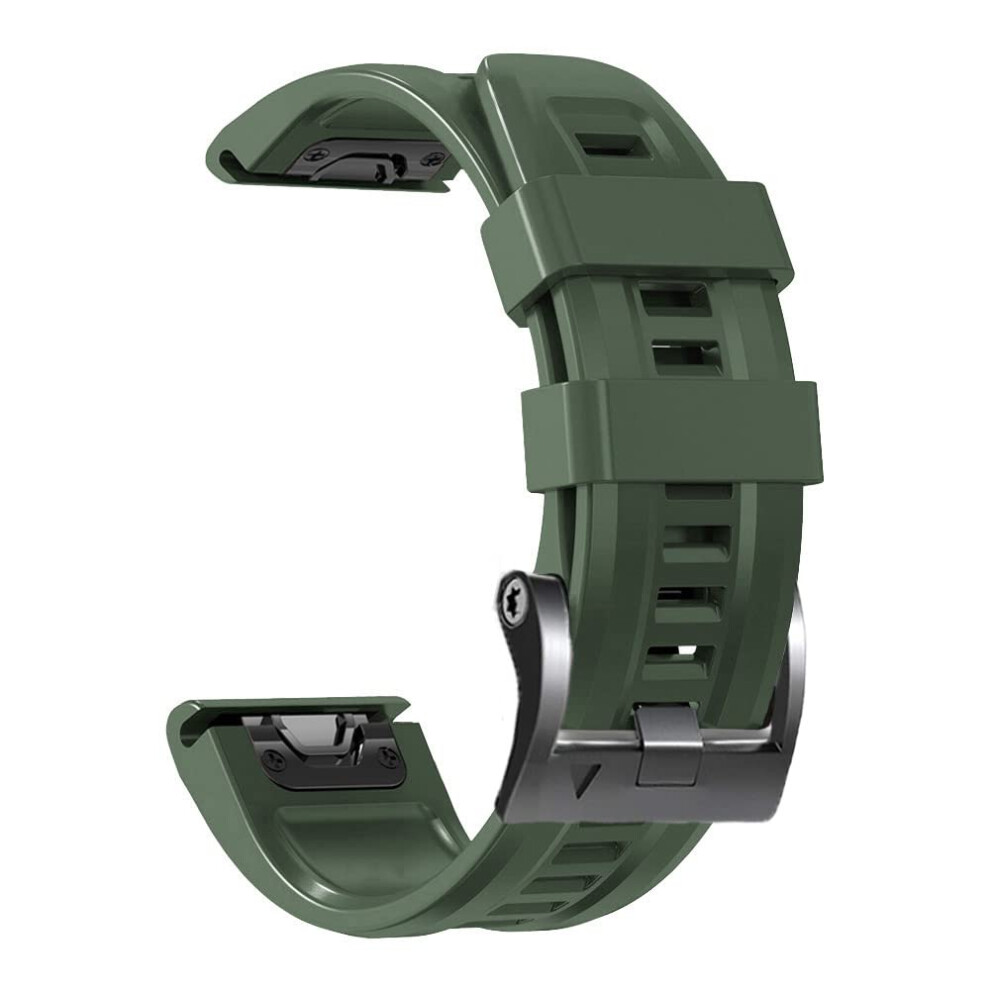 Quickfit Watch Strap For Garmin Fenix 7X 6X 5X Plus 3Hr Silicone Easyfit Strap For Fenix 6 7 5 945 Watch Strap 26X22mm For 26Mm Fenix 5X 5X Plus 9001264441272