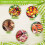 Vegetables Dehydrator 8Level Adjustable 5 Stackable Trays 280x280x320mm Dual Voltage 110V/220V White 3