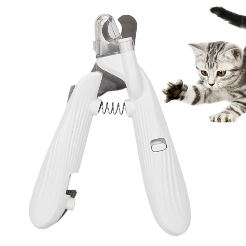 Cat claw clipper with LED light, grinding function for small animals