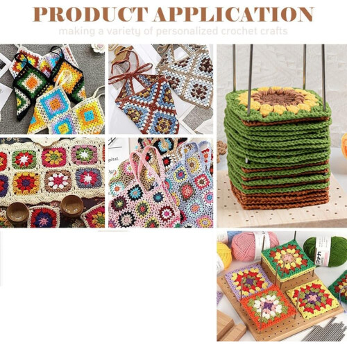 Crochet Shielding Board Granny Square Blocking Board Wool Knitting Accessory 1