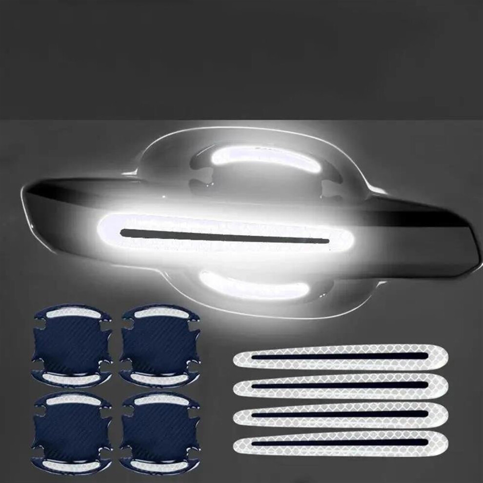 Door Handle Protection Film Scratchresistant Exterior Cover For Car Exterior Door Handle 4/8 Pcs White 9323874540948