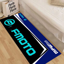 Cool Motorcycle Mat Display Carpet Flannel AntiSlip Floor Mat For Racing Moto 50x70cm