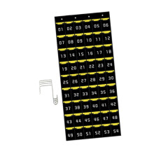 Pocket chart for the classroom, hanging phone organizer for the classroom, multipurpose card pocket organizer, storage pouch, 54 pockets
