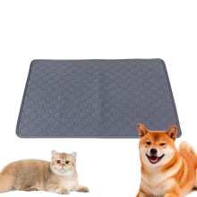 Training Pads for Dogs, Dog Nappy Pads, Washable Pet Mat, Puppy Mat, OdourEliminating, Leakproof Mat, Super Absorbent Potty Liners S gray
