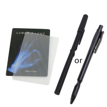 PHILSP Magic Pen Lubors Lens Card and Pen, Perspective, Distortion, CloseUp, Street, Magic Tricks, Kids Toy, Tricky Gimmick, Easy to Do for Beginners