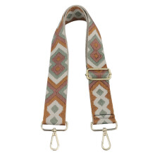 Verstelbare schouderriem, comfortabele en verstelbare brede crossbody-vervangingsriem voor schoudertas, handtas of gitaar, met afneembare