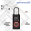 Digital Air Compressor, Rechargeable Portable Air Pump, 150 PSI 4