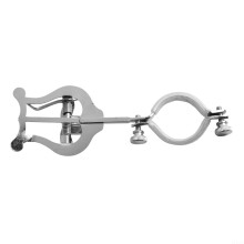 Secure attachment for instrument music stands for clarinet and oboe players during events