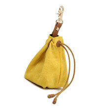 Delicious bag for dogs, outdoor, walks, dog training bag with closures, snack organizer bag for dogs, yellow