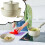 NonStick Cookware Set Induction Cookware Set With Detachable Handle Cream White Pans 3