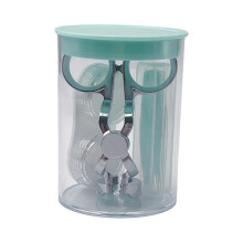 Contact Lens Carrying Aids Portable Case with Tweezer Pen for Travel