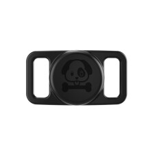 Apple AirTag Protective Case Key Fob Loss Tracker Waterproof Full Back Pet Locator Front X0H4 Key Black