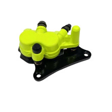 Universal Motorcycle Engine Caliper Assembly, Front Brake Caliper, Aluminum Alloy, Black