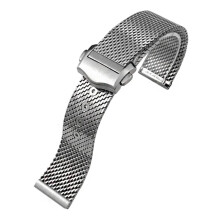 Solid titanium steel watch band, 20 mm, for Omega 007 Edition Seamaster Diver, 300 m, No Time to Die silvertitanium 20 mm.
