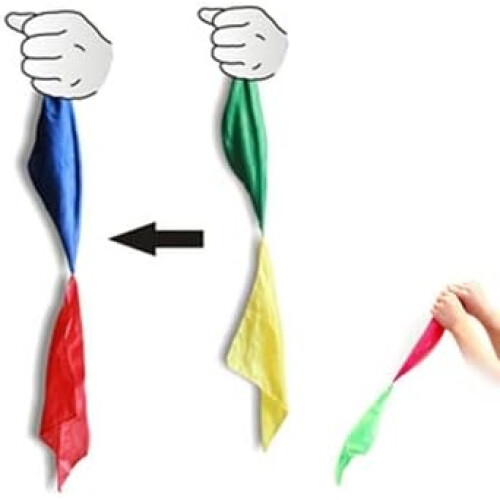Magic Trick Cloths Change Colour, Wizard Magic for Beginners and Professionals Ref: 2089 2
