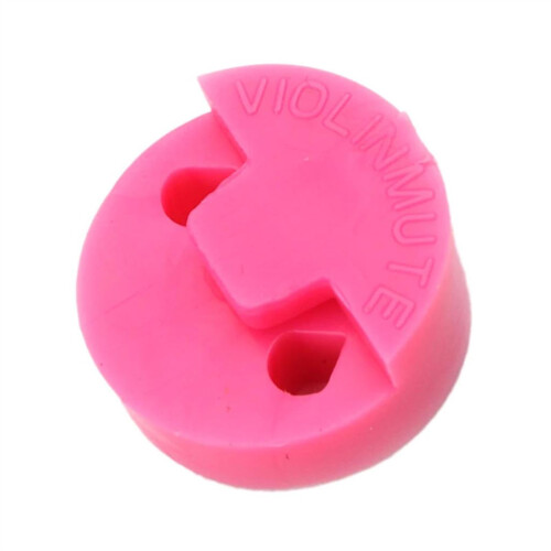 Professional Round Rubber Violin and Violin Mute Pink for Stringed Instruments