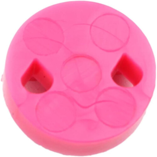 Professional Round Rubber Violin and Violin Mute Pink for Stringed Instruments 2