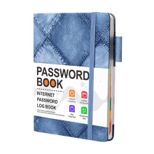 Password Book, Internet Password Logbook, Address Books for Seniors