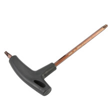 Chave Torx com cabo em T, construção robusta, ferramenta com cabo de plástico, design de força aumentada com braço longo e curto para desempenho
