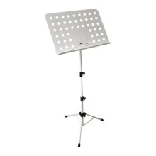 Metal music stand, portable, portable music stand, guitar music stand, thickened and sturdy instrument stand, adjustable, guzheng guitar, drum, white