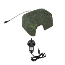 Gladde binnenkant reptielenrots schuilplaats grot aquarium habitat decoratie rotsschildpad schuilplaats realistisch rotslandschap hoogwaardige hars