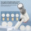 Electric Pasta Maker Machine  Automatic with 5 Types Accessory for Kitchen White 3