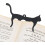 Cat Shaped Tin Holder  Adjustable Music Sheet Stand, Cat Design Met Black 5