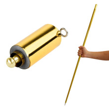 Magic Wand, Portable Extendable Magic Wand, 110 cm Magic Wand Metal, Stretchy Metal Wand, Gold