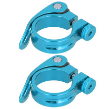 Lichtgewicht aluminiumlegering snelspanner voor fietszadelpen, hol ontwerp, ergonomische verlengde hendel, gezandstraald en geanodiseerd oppervlak,