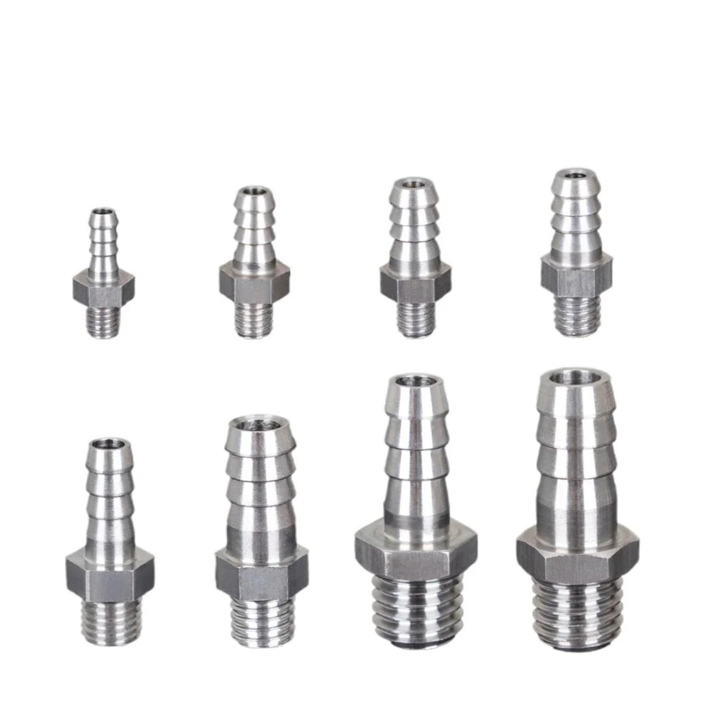 M6 Metric Male To 5Mm Hose Nipple 304 Stainless Steel Pipe Fitting Air Water Gas 9001264445898