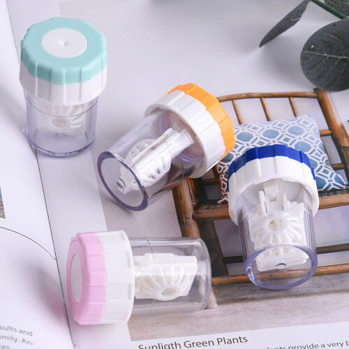 Contact Lens Container, Manual Contact Lenses Washing System, multicoloured 2